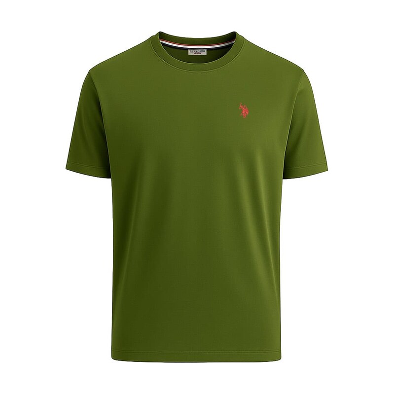 Tričko U.S. Polo Assn. Oliv 103473