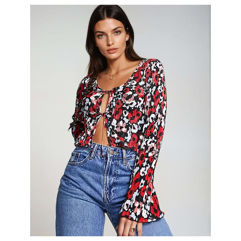 Monki Schwarz/ Rot/ Weiß 2707908