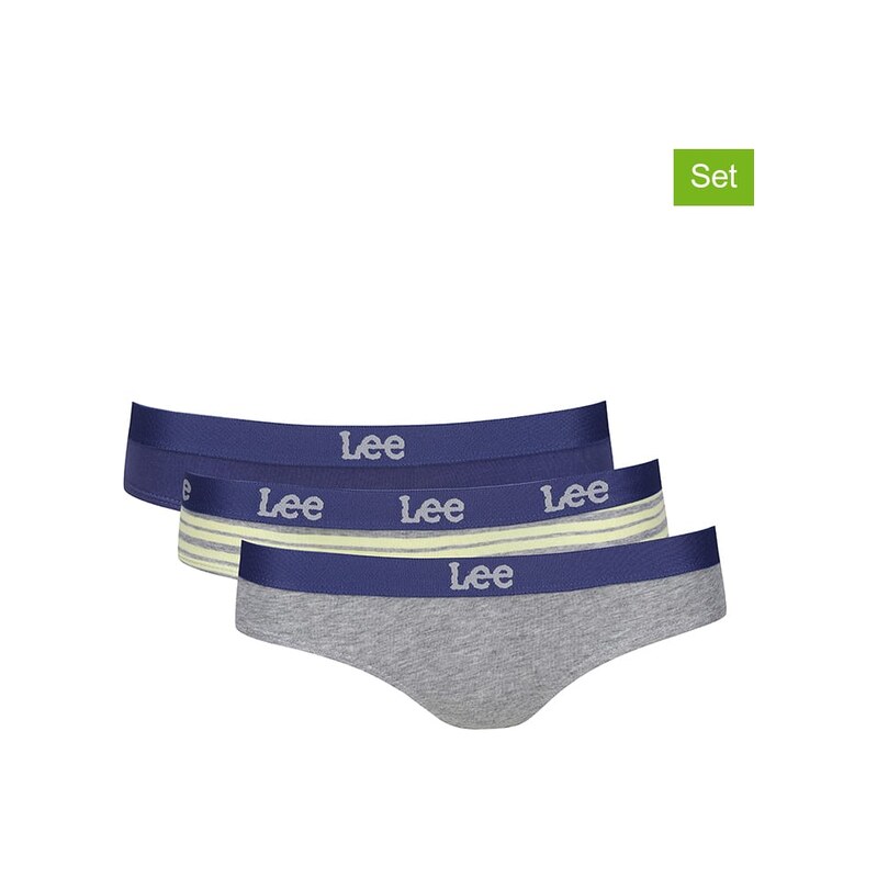 Kalhotky LEE Underwear Dunkelblau/ Gelb/ Grau 9118866