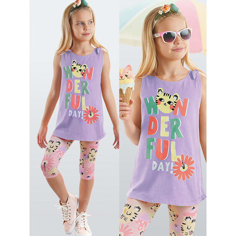 Tričko Denokids Lila/ Bunt 1785877