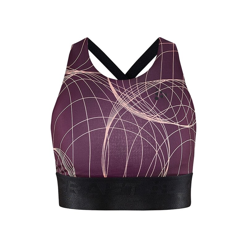 Sportovní podprsenka Craft Aubergine 1641526