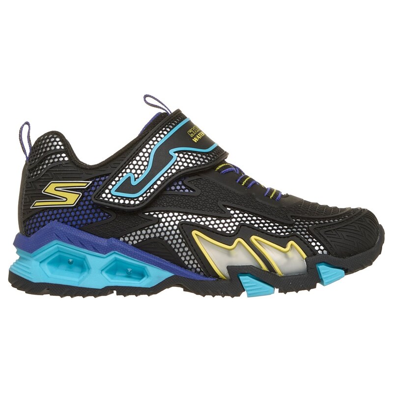 Skechers Chlapci S Lights: Hydro Lights Teniska v Černá/Modrý,
