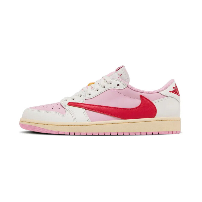 Jordan 1 Retro Low OG SP Travis Scott Sail Tropical Pink