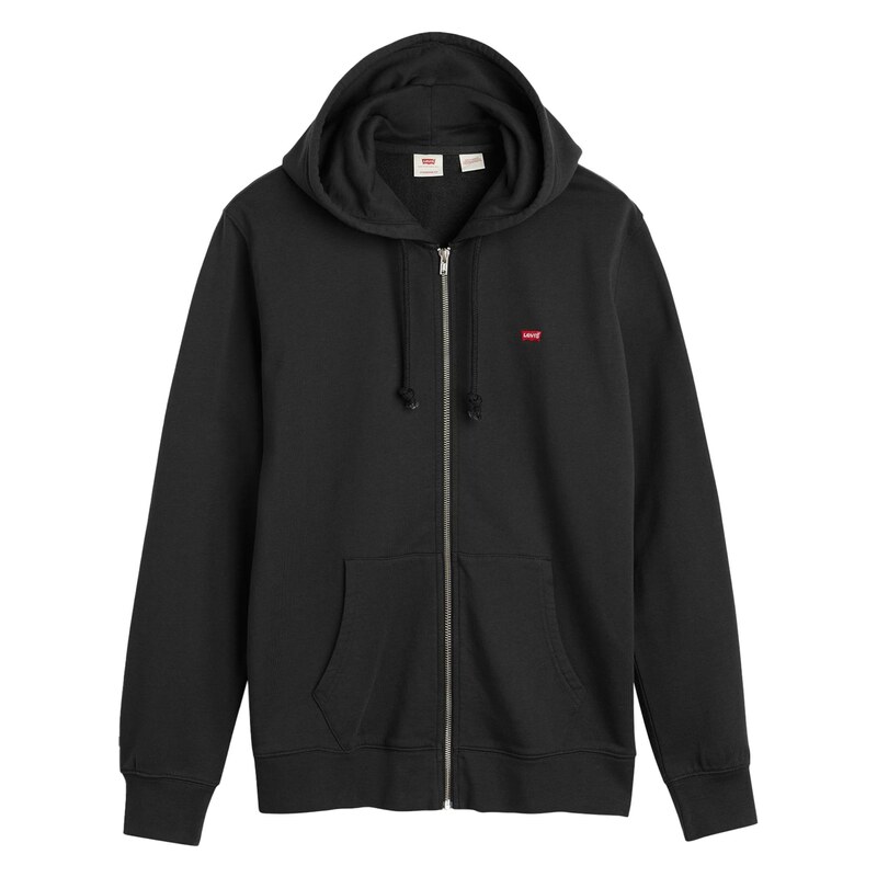 LEVIS  Mikina New Original Zip Up černá