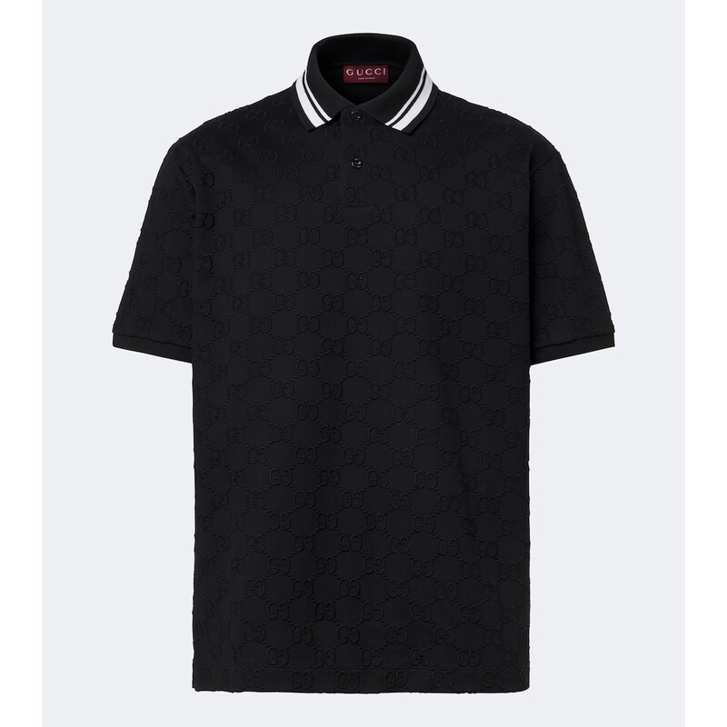 Gucci GG cotton-blend piquÃ polo shirt