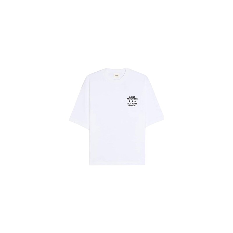 Bershka Tričko béžová / námořnická modř / černá / bílá