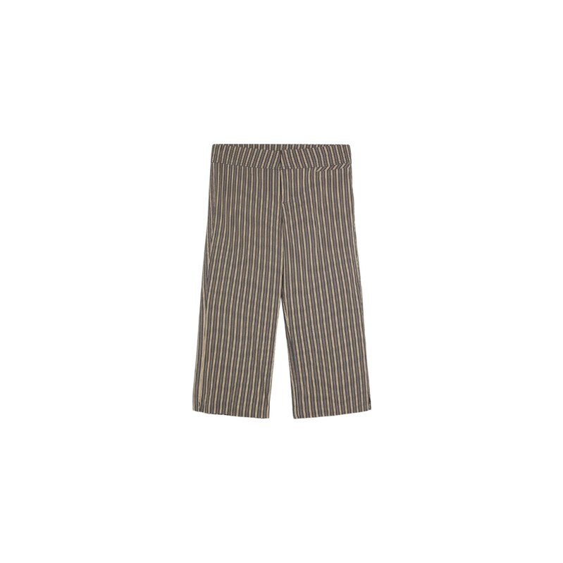 Bershka Kalhoty hnědá / světle hnědá / černá