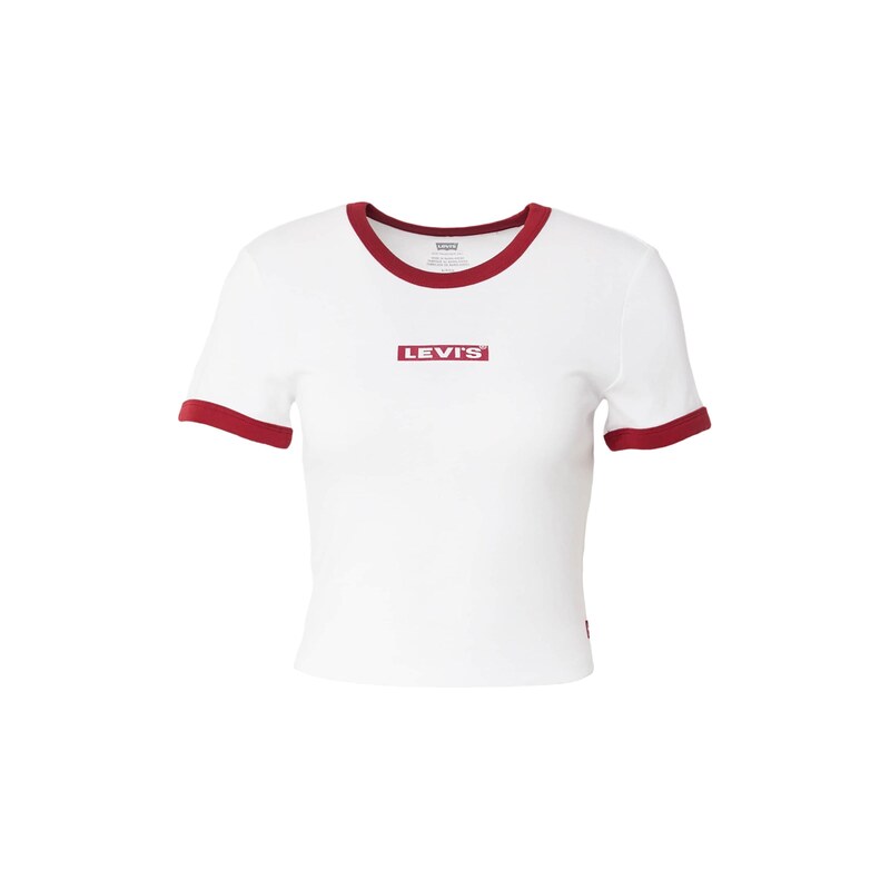 LEVIS  Tričko červená / bílá