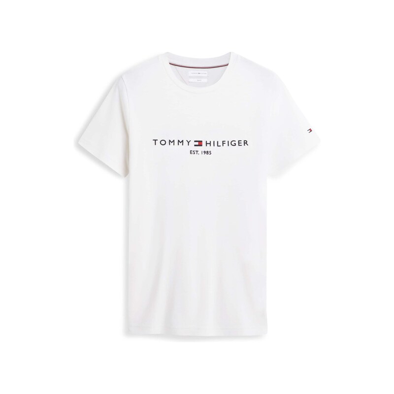 TOMMY HILFIGER Tričko marine modrá / červená / bílá