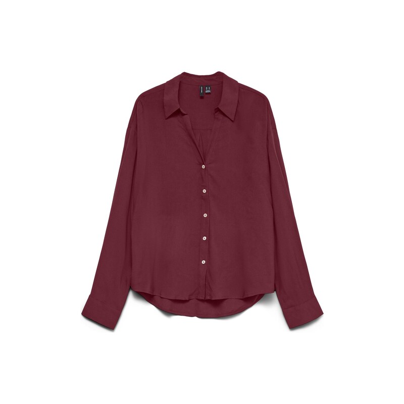 VERO MODA Halenka VMAURA burgundská červeň