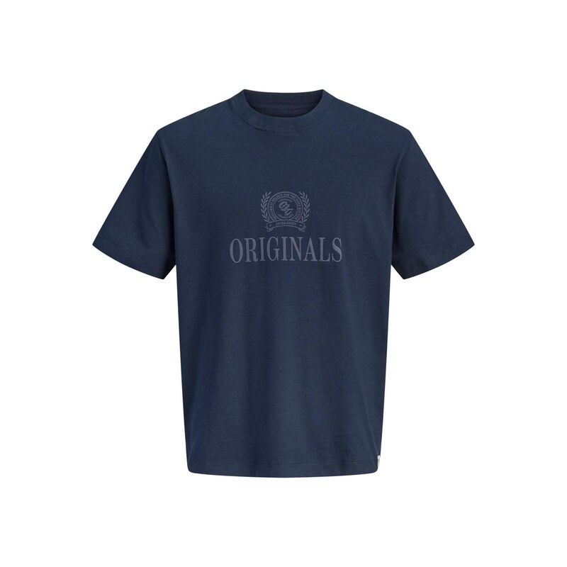 Jack & Jones Plus Tričko JORFREDERIKSBERG tmavě modrá