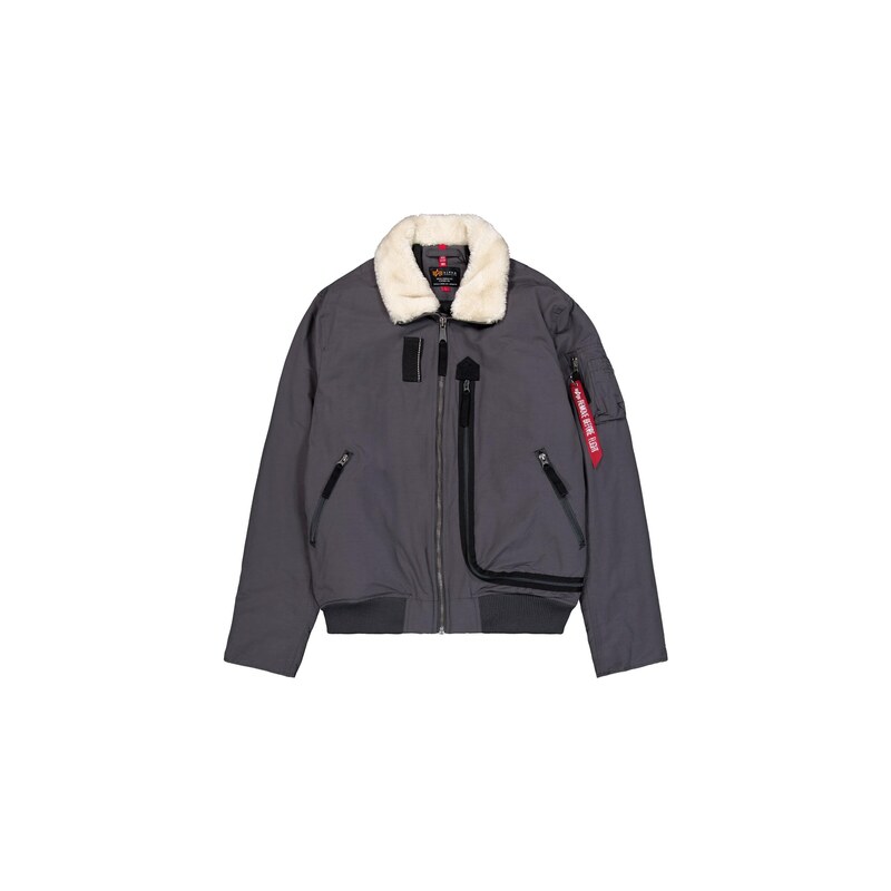 ALPHA INDUSTRIES Zimní bunda DA-3 tmavě šedá