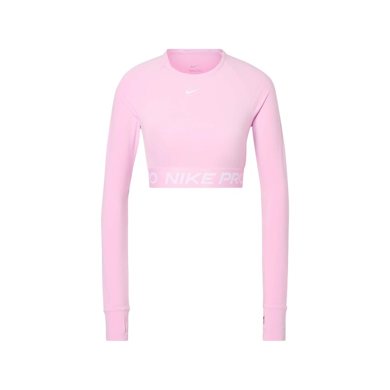 NIKE Funkční tričko PRO světle růžová / bílá