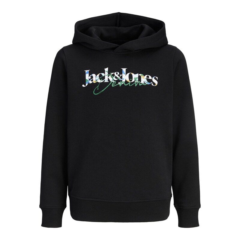 Jack & Jones Junior Mikina JJTOM modrá / nefritová / černá /