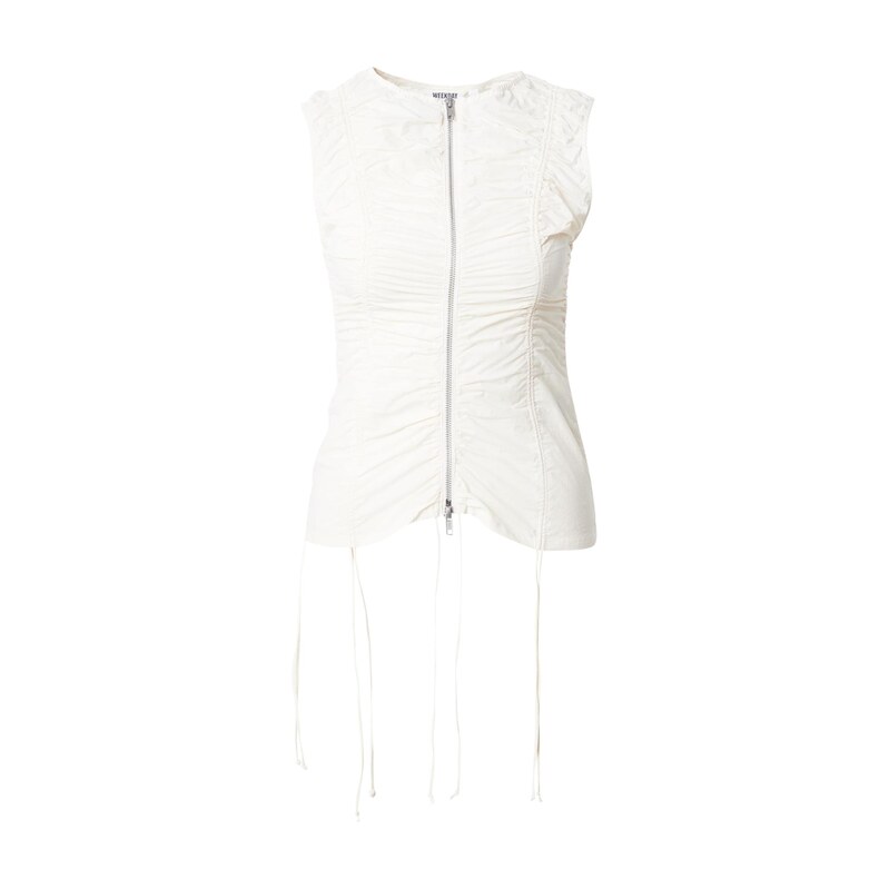 WEEKDAY Top Rae offwhite