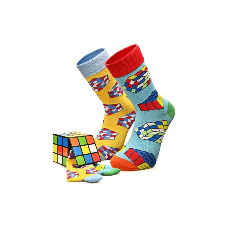 Crea Socks Ponožky Zauberwürfel zlatě žlutá