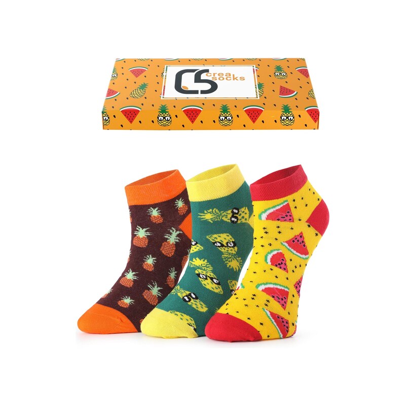 Crea Socks Ťapky Obst mix barev