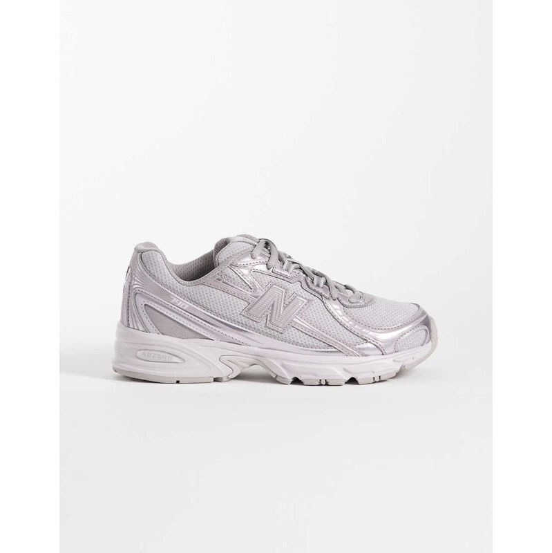 New Balance 740 trainers in metallic silver