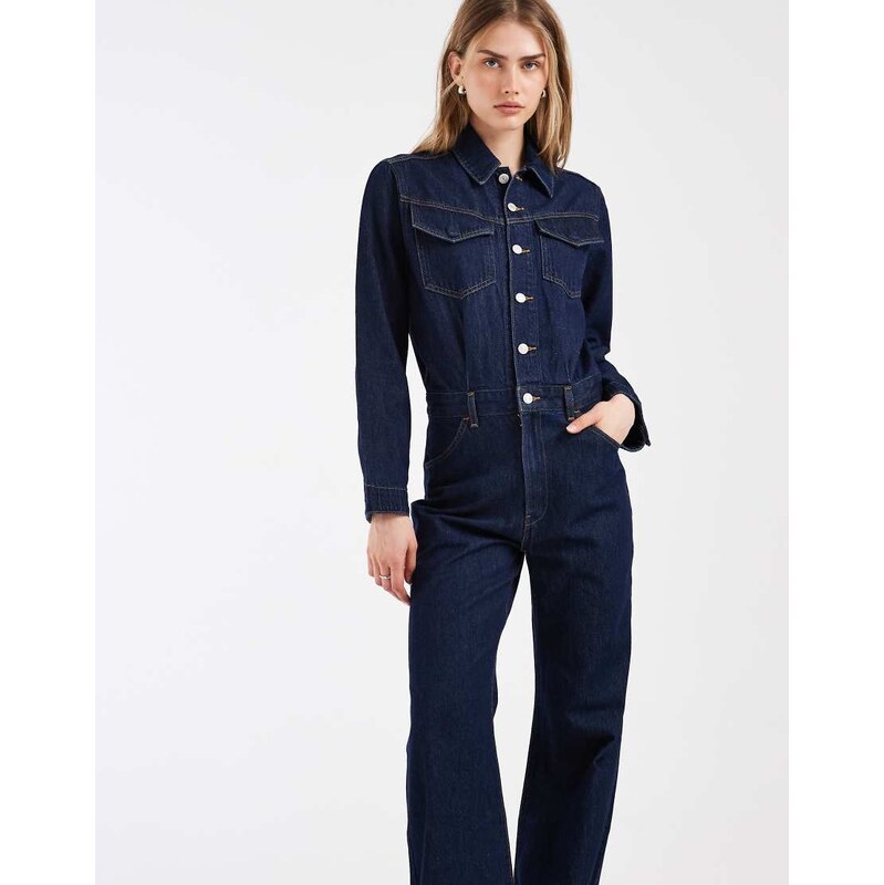 Levis western jumpsuit in blue