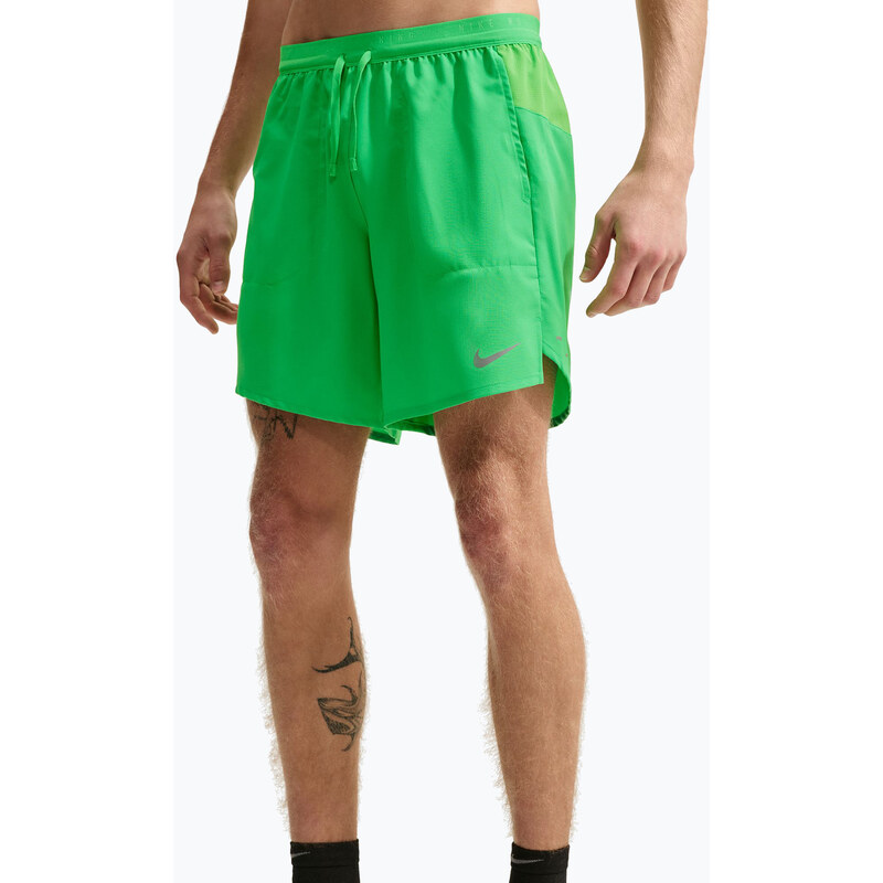 Pánské běžecké šortky Nike Stride Dri-Fit Brief-Lined 7 green