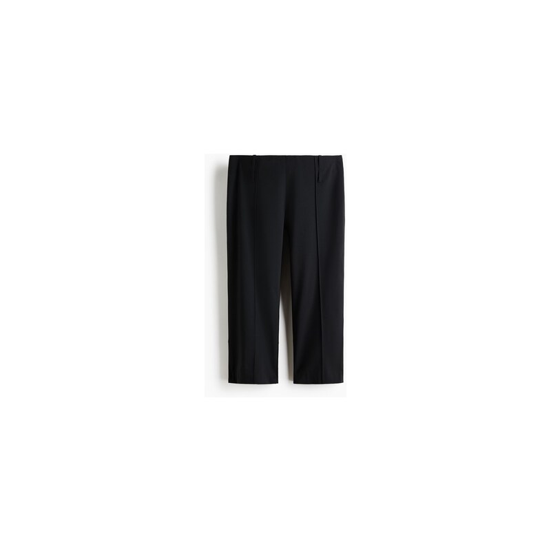 H&M - Vlněné kalhoty capri - Černá