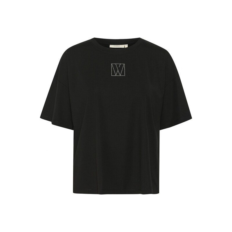 InWear Tričko Lux šedá / černá