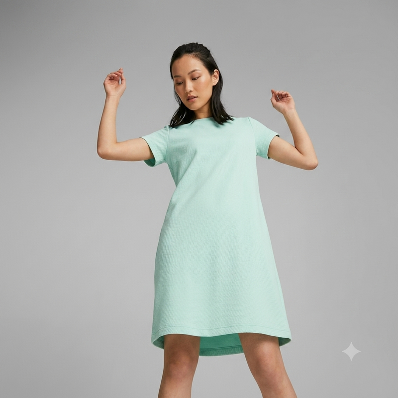 Puma Essentials Logo W Dress GREEN