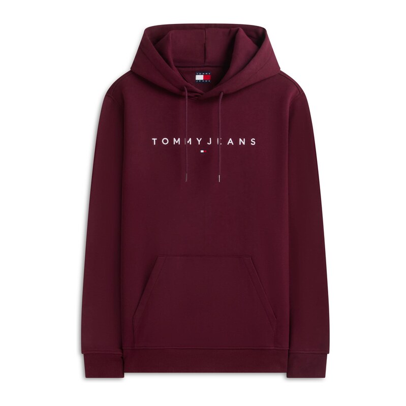 Tommy Jeans Mikina lilek / bílá