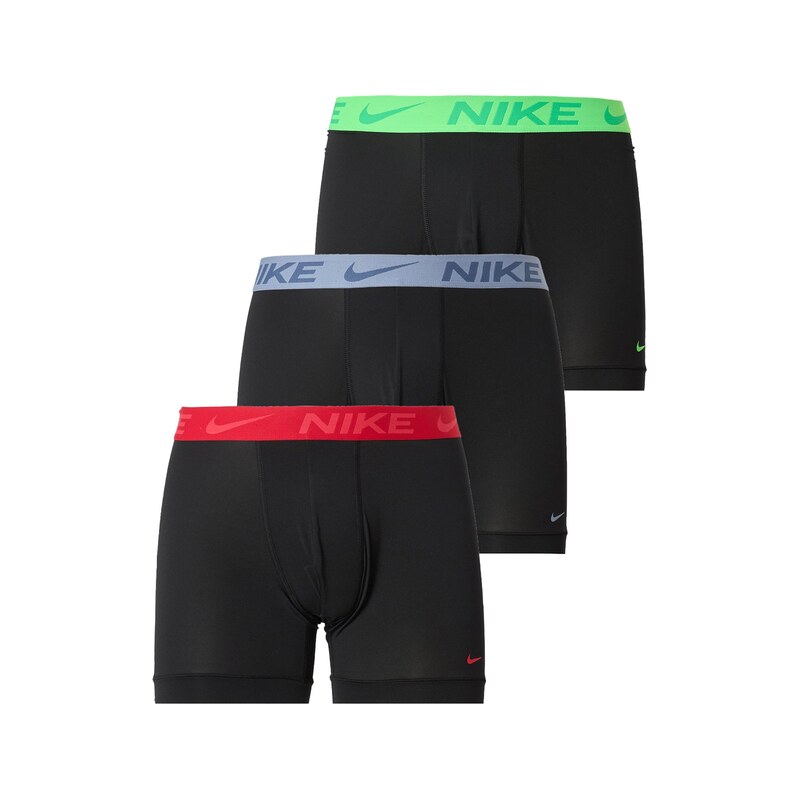 NIKE Underwear Boxerky Essential světlemodrá / svítivě zelená /