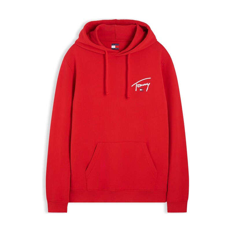 Tommy Jeans Mikina ENTRY námořnická modř / červená / bílá