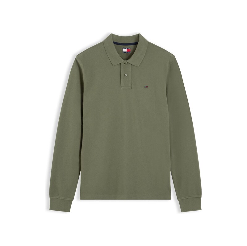 Tommy Jeans Tričko ESS olivová