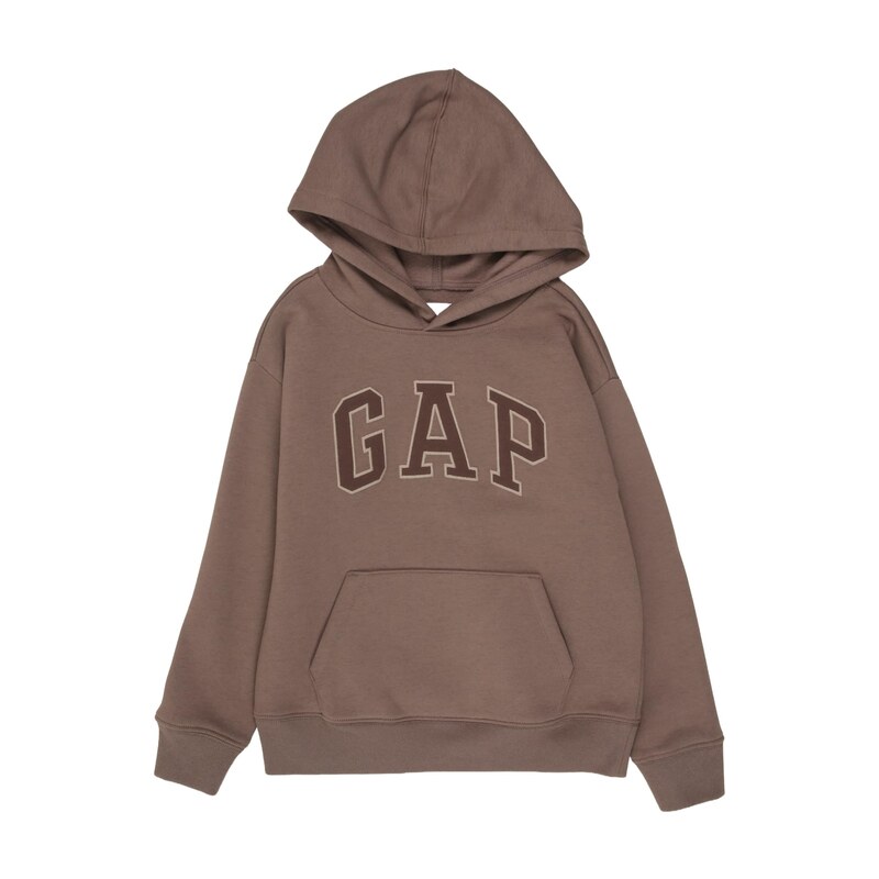 GAP Mikina HERITAGE čokoládová / brokátová