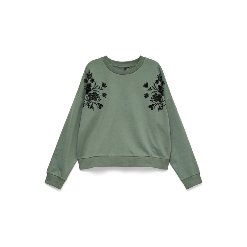 Vero Moda Tall Mikina zelená / černá