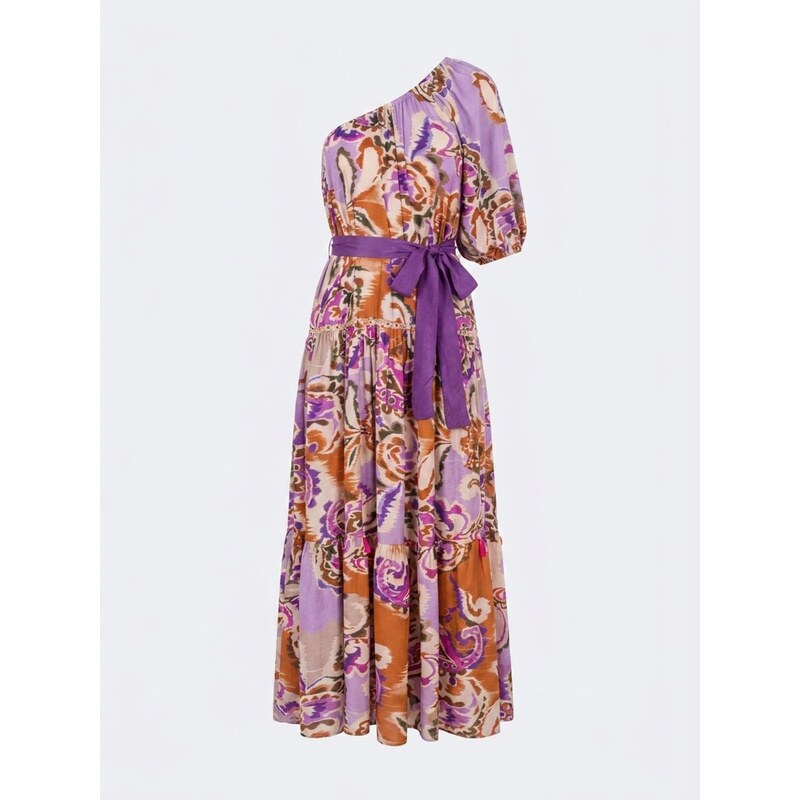 Miss June Šaty Robe Longue Tiffany mix barev