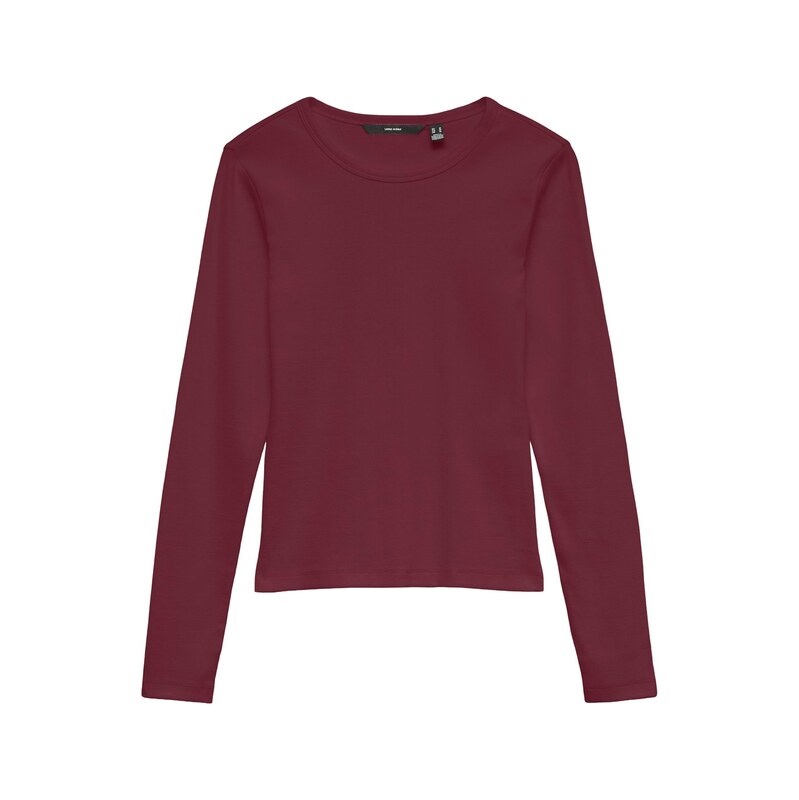VERO MODA Tričko VMCHLOE vínově červená