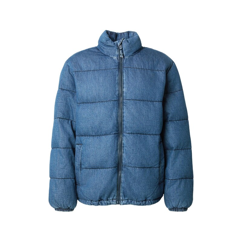 LEVIS  Zimní bunda Piedmont Short Puffer modrá džínovina