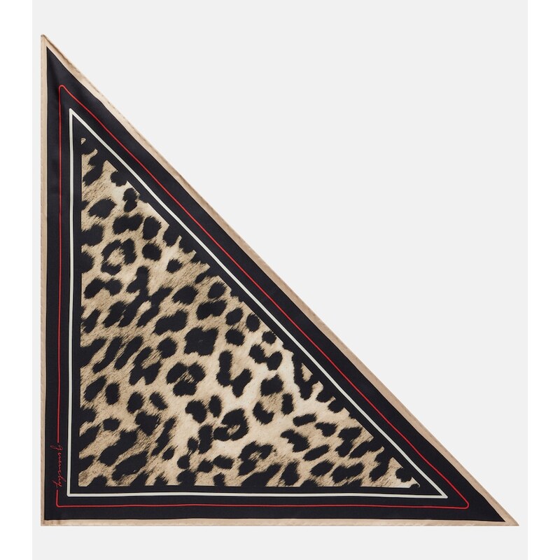 Givenchy Leopard-print silk scarf
