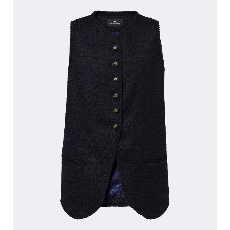 Etro Wool-blend vest
