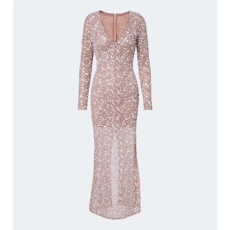 Là Fuori Sequined gown
