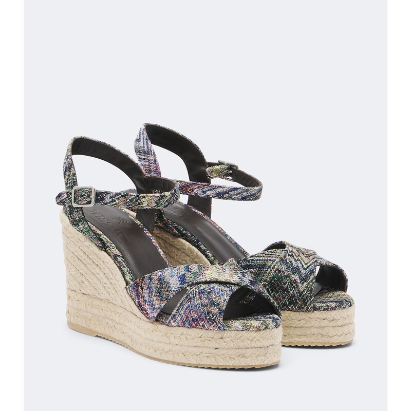 Missoni Zigzag wedge sandals