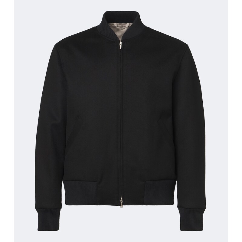 Lardini Virgin wool bomber jacket