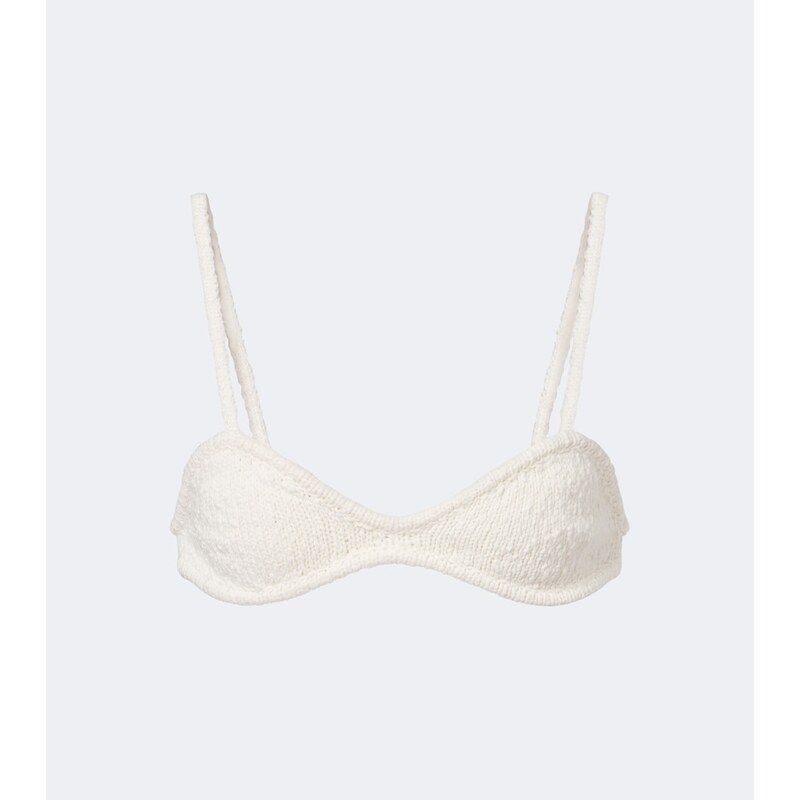 Aya Muse Kena knitted cotton bra top