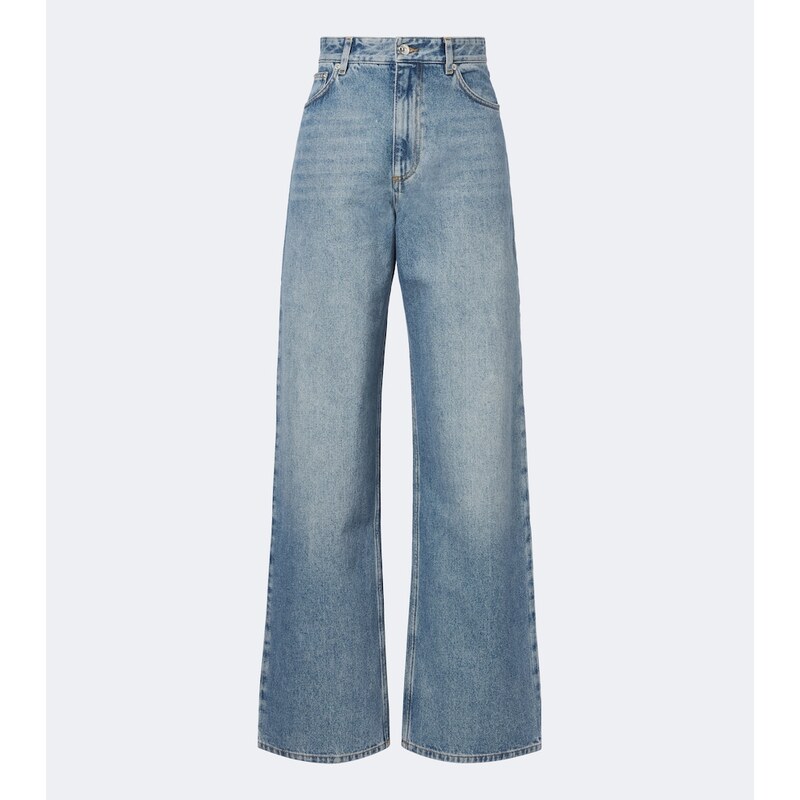 Erdem High-rise wide-leg jeans