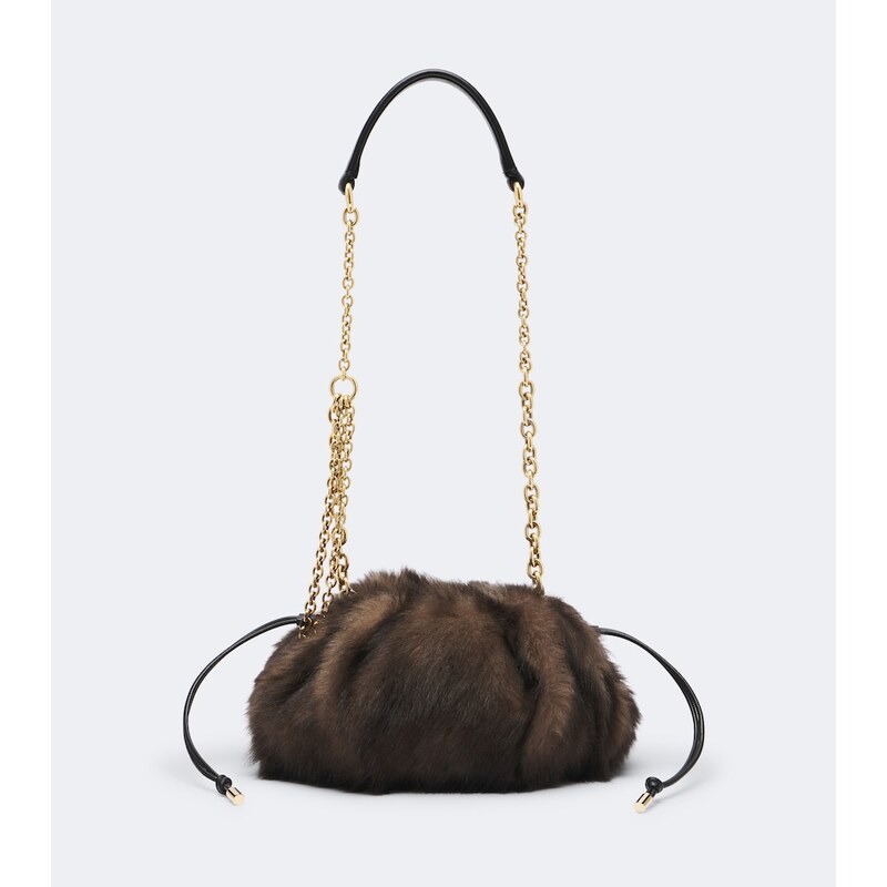 Chloe ChloÃ ChloÃ PlissÃ shearling shoulder bag