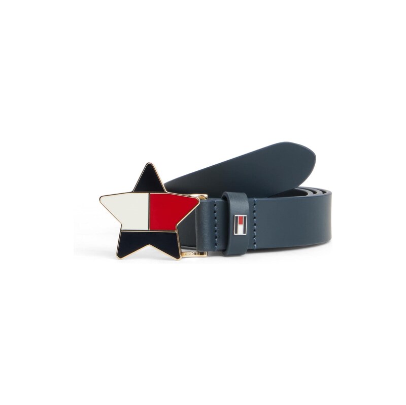 TOMMY HILFIGER Opasek námořnická modř / jasně červená / bílá