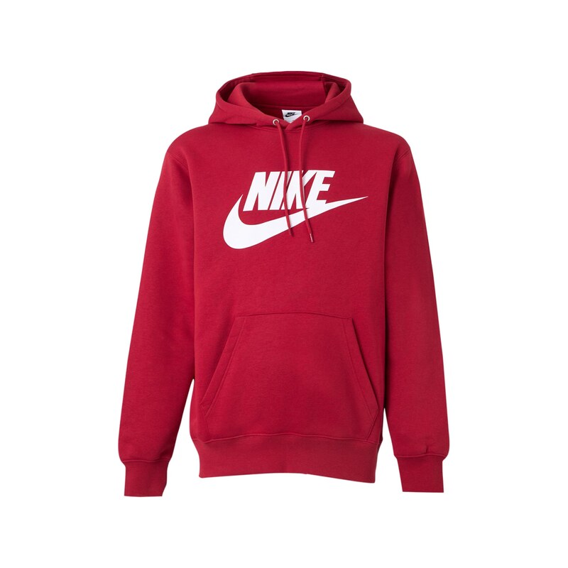 Nike Sportswear Mikina CLUB krvavě červená / bílá