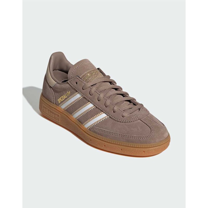 adidas Originals Handball spezial shoes in chalky brown / cloud