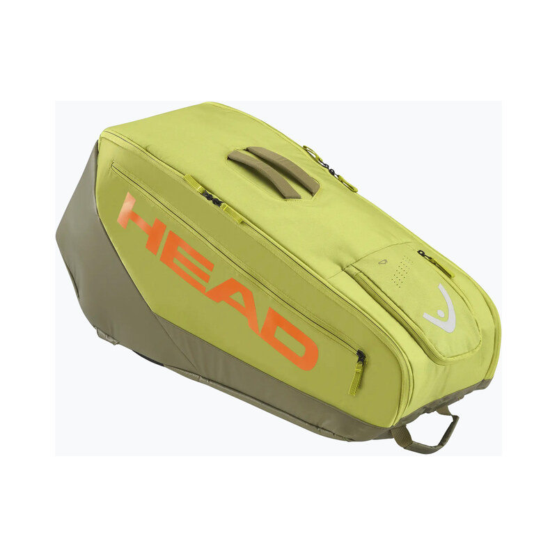 Tenisová taška HEAD Pro Racquet Bag L 62 l green/orange