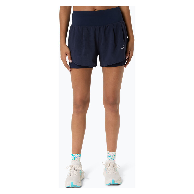 Dámské běžecké šortky Asics Road 2-N-1 3.5In Short Midnight