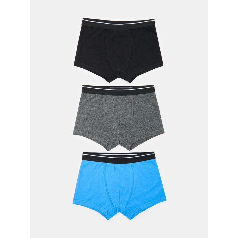 Sinsay - Bavlněné boxerky 3 pack - vícebarevná